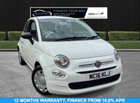 USED 2016 16 FIAT 500 1.2 Pop Hatchback 3dr Petrol Manual Euro 6 (s/s) (69 bhp) HERE AT MOTOR SWITCH YOUR NEW MOTOR IS JUST A SWITCH AWAY WITH THIS FIAT 500 POP HATCHBACK 3DR 1.2 PETROL MANUAL EURO 6, WHICH COMES WITH A FULL 12 MONTHS NATIONWIDE WARRANTY AND ALSO COMES WITH A FULL 12 MONTHS MOT, THIS VEHICLE WILL ALSO BE FRESHLY SERVICED BEFORE IT LEAVES US TO BRING IT BACK UP TO DATE, ALSO COMES WITH 2 KEYS AND HAS LOW MILEAGE, WITH ONLY 1 FORMER KEEPER, FINANCE AVAILABLE FROM 10.9% APR, DELIVERY AVAILABLE, PART EX WELCOME, FULLY VALETED USING AUTO SMART PRODUCTS HPI CLEAR