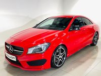 USED 2015 64 MERCEDES-BENZ CLA 2.1 CLA220 CDI AMG Sport Coupe 4dr Diesel 7G-DCT Euro 6 (s/s) (177 ps) Sat Nav | Parking Sensors | Jupiter Red | Bluetooth | Dual Climate Control