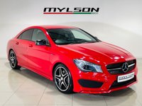 USED 2015 64 MERCEDES-BENZ CLA 2.1 CLA220 CDI AMG Sport Coupe 4dr Diesel 7G-DCT Euro 6 (s/s) (177 ps) Sat Nav | Parking Sensors | Jupiter Red | Bluetooth | Dual Climate Control