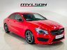 USED 2015 64 MERCEDES-BENZ CLA 2.1 CLA220 CDI AMG Sport Coupe 4dr Diesel 7G-DCT Euro 6 (s/s) (177 ps) Sat Nav | Parking Sensors | Jupiter Red | Bluetooth | Dual Climate Control