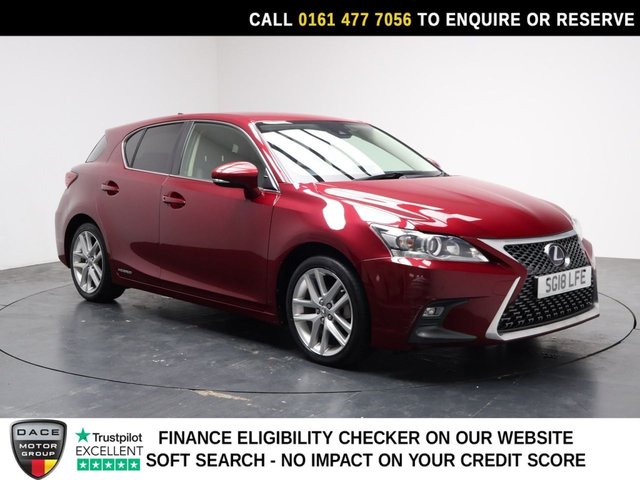 2018 CT 1.8 200H LUXURY HATCHBACK 5DR PETROL HYBRID CVT EURO 6 S S... photo