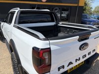 USED 2025 75 FORD RANGER 2.0 TD EcoBlue Wildtrak Pickup Double Cab 4dr Diesel Auto 4WD Euro 6 (s/s) (205 ps) 1 OWNER + FULL LEATHER SEATS + TOWBAR + TECHNOLOGY PACK 68 + FROZEN WHITE + MICRO RIB EMBOSSED LEATHER + FORD WARRANTY + FINANCE AVAILABLE + PART EXCHANGE WELCOME