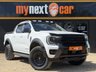 USED 2025 75 FORD RANGER 2.0 TD EcoBlue Wildtrak Pickup Double Cab 4dr Diesel Auto 4WD Euro 6 (s/s) (205 ps) 1 OWNER + FULL LEATHER SEATS + TOWBAR + TECHNOLOGY PACK 68 + FROZEN WHITE + MICRO RIB EMBOSSED LEATHER + FORD WARRANTY + FINANCE AVAILABLE + PART EXCHANGE WELCOME