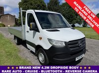 USED 2020 20 MERCEDES-BENZ SPRINTER 2.1 314Cdi 3.5t. New 4.2m. Dropside, Lovely Condition, Euro 6 FREE Delivery | Finance, Part Exch.