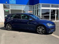 USED 2019 19 VOLKSWAGEN GOLF 1.5 TSI EVO GPF R-Line Hatchback 5dr Petrol DSG Euro 6 (s/s) (150 ps) FRONT SPORTS SEATS WITH R-LINE LOGO, R LINE BODYKIT, HALOGEN HEADLIGHTS, LED DAYTIME RUNNING, CRUISE CONTROL, SPEED LIMITER, AMBIENT LIGHTING PACK, ATLANTIC BLUE METALLIC, 17 INCH ALLOY WHEELS, BLUETOOTH PHONE CONNECTION.
