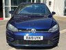 USED 2019 19 VOLKSWAGEN GOLF 1.5 TSI EVO GPF R-Line Hatchback 5dr Petrol DSG Euro 6 (s/s) (150 ps) FRONT SPORTS SEATS WITH R-LINE LOGO, R LINE BODYKIT, HALOGEN HEADLIGHTS, LED DAYTIME RUNNING, CRUISE CONTROL, SPEED LIMITER, AMBIENT LIGHTING PACK, ATLANTIC BLUE METALLIC, 17 INCH ALLOY WHEELS, BLUETOOTH PHONE CONNECTION.