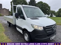 USED 2023 73 MERCEDES-BENZ SPRINTER 2.0 315Cdi Lwb 3.5t. Extra Long 5.2m (17ft) Dropside, A/C, Eu 6 148Bhp New Body, Air Con, Lovely Condition