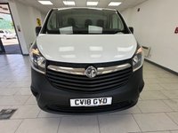 USED 2018 18 VAUXHALL VIVARO 1.6 CDTi 2900 BiTurbo ecoTEC Panel Van 5dr Diesel Manual L2 H1 Euro 6 (s/s) (125 ps) 