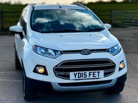 USED 2015 15 FORD ECOSPORT 1.0T EcoBoost Titanium SUV 5dr Petrol Manual 2WD Euro 6 (s/s) (125 ps) CAMBELT DONEâ¢FULL MOTâ¢FSHâ¢ULEZ