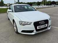 USED 2013 13 AUDI A5 1.8 TFSI SE Technik Sportback 5dr Petrol Manual Euro 5 (s/s) (170 ps) 12m MOT INCLUDED IN SALE, USB AUX