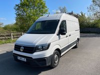 USED 2019 19 VOLKSWAGEN CRAFTER 2.0 TDI CR35 BlueMotion Tech Trendline Panel Van 5dr Diesel Manual FWD MWB High Roof Euro 6 (s/s) (102 ps) A/C-sensors-racking-captain seats