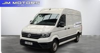 USED 2019 19 VOLKSWAGEN CRAFTER 2.0 TDI CR35 BlueMotion Tech Trendline Panel Van 5dr Diesel Manual FWD MWB High Roof Euro 6 (s/s) (102 ps) A/C-sensors-racking-captain seats