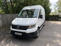 USED 2019 19 VOLKSWAGEN CRAFTER 2.0 TDI CR35 BlueMotion Tech Trendline Panel Van 5dr Diesel Manual FWD MWB High Roof Euro 6 (s/s) (102 ps) A/C-sensors-racking-captain seats
