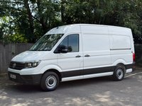 USED 2019 19 VOLKSWAGEN CRAFTER 2.0 TDI CR35 BlueMotion Tech Trendline Panel Van 5dr Diesel Manual FWD MWB High Roof Euro 6 (s/s) (102 ps) A/C-sensors-racking-captain seats