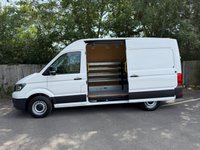 USED 2019 19 VOLKSWAGEN CRAFTER 2.0 TDI CR35 BlueMotion Tech Trendline Panel Van 5dr Diesel Manual FWD MWB High Roof Euro 6 (s/s) (102 ps) A/C-sensors-racking-captain seats