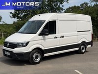 USED 2019 19 VOLKSWAGEN CRAFTER 2.0 TDI CR35 BlueMotion Tech Trendline Panel Van 5dr Diesel Manual FWD MWB High Roof Euro 6 (s/s) (102 ps) A/C-sensors-racking-captain seats