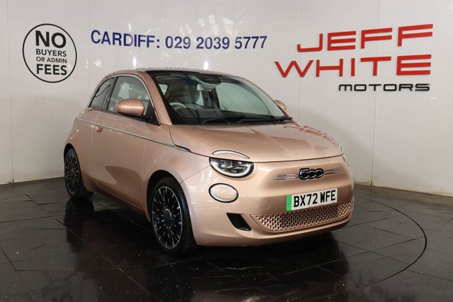 2023 500e 42kwh la prima by bocelli 3dr auto (pan roof, sat nav) 2023 21,233 gold automatic 0 l electric capacity:... photo
