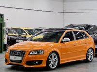 USED 2009 09 AUDI S3 2.0 TFSI Sportback S Tronic quattro Euro 4 5dr SOLAR ORANGE+ PAN ROOF + R/CAM