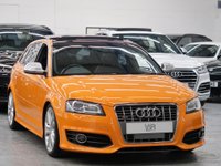 USED 2009 09 AUDI S3 2.0 TFSI Sportback S Tronic quattro Euro 4 5dr SOLAR ORANGE+ PAN ROOF + R/CAM