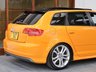 USED 2009 09 AUDI S3 2.0 TFSI Sportback S Tronic quattro Euro 4 5dr SOLAR ORANGE+ PAN ROOF + R/CAM