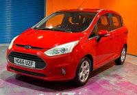 USED 2017 66 FORD B-MAX 1.0T EcoBoost Zetec MPV 5dr Petrol Manual Euro 5 (100 ps) Low Mileage. A/C. Alloys.