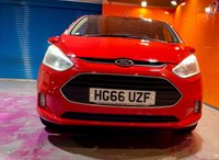 USED 2017 66 FORD B-MAX 1.0T EcoBoost Zetec MPV 5dr Petrol Manual Euro 5 (100 ps) Low Mileage. A/C. Alloys.