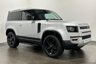 USED 2022 72 LAND ROVER DEFENDER 3.0 D250 MHEV SE Hard Top SUV 3dr Diesel Auto 4WD SWB Euro 6 (s/s) (250 ps) Hosting a very generous specification D250 MHEV Hakuba silver metallic, Electric deployable towbar, leather seats, apple / android play, privacy glass, cruise control Complete service record 12327 Miles, 37890 Miles, 58497 Miles, 65299 Miles