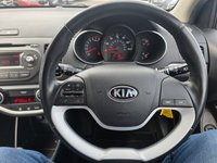 USED 2016 66 KIA PICANTO 1.25 SE Hatchback 5dr Petrol Auto Euro 6 (84 bhp) REAR SENSORS+ DAYTIME RUNNING LIGHTS+ PRIVACY GLASS+ CRUISE CONTROL+ TRACTION CONTROL+ CLIMATE CONTROL+ BLUETOOTH+ AUX+ USB+ SPARE WHEEL+ 14 INCH ALLOY WHEELS