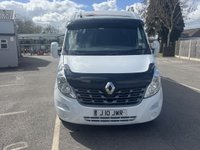 USED 2017 J RENAULT MASTER 2.3 dCi ENERGY 45 Business Long Overhang Panel Van 5dr Diesel Manual RWD LWB Medium Roof Euro 6 (s/s) (TRW) (165 bhp) This 2017 Renault Master panel van that has been fully converted in to a camper van.  boasts a clear vehicle history, offering peace of mind for its next owner.  This 2.3 dCi ENERGY 45 Business model is a long wheelbase, medium roof rear wheel drive van, powered by an efficient 2.3 litre diesel engine that meets Euro 6 emissions standards.  It comes equipped with a practical radio featuring DAB, Bluetooth, CD, and USB connectivity, ensuring you can stay entertained and connected on the go.