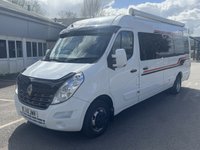 USED 2017 J RENAULT MASTER 2.3 dCi ENERGY 45 Business Long Overhang Panel Van 5dr Diesel Manual RWD LWB Medium Roof Euro 6 (s/s) (TRW) (165 bhp) This 2017 Renault Master panel van that has been fully converted in to a camper van.  boasts a clear vehicle history, offering peace of mind for its next owner.  This 2.3 dCi ENERGY 45 Business model is a long wheelbase, medium roof rear wheel drive van, powered by an efficient 2.3 litre diesel engine that meets Euro 6 emissions standards.  It comes equipped with a practical radio featuring DAB, Bluetooth, CD, and USB connectivity, ensuring you can stay entertained and connected on the go.