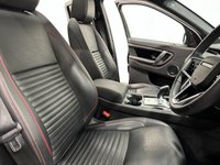 USED 2022 22 LAND ROVER DISCOVERY SPORT 2.0 D200 MHEV R-Dynamic SE SUV 5dr Diesel Auto 4WD Euro 6 (s/s) (204 ps) 1 Owner , 7 Seater , Santorini Black , Ebony full leather / red stitching , Panoramic glass roof, Apple Play / Android auto