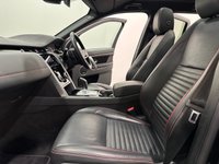 USED 2022 22 LAND ROVER DISCOVERY SPORT 2.0 D200 MHEV R-Dynamic SE SUV 5dr Diesel Auto 4WD Euro 6 (s/s) (204 ps) 1 Owner , 7 Seater , Santorini Black , Ebony full leather / red stitching , Panoramic glass roof, Apple Play / Android auto