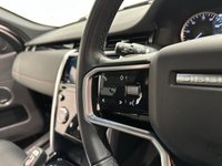 USED 2022 22 LAND ROVER DISCOVERY SPORT 2.0 D200 MHEV R-Dynamic SE SUV 5dr Diesel Auto 4WD Euro 6 (s/s) (204 ps) 1 Owner , 7 Seater , Santorini Black , Ebony full leather / red stitching , Panoramic glass roof, Apple Play / Android auto