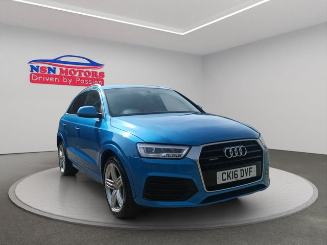 2016 16 AUDI Q3 2.0 TDI S line Plus SUV 5dr Diesel S Tronic quattro Euro 6 (s/s) (184 ps) 12 Months AA Breakdown - Free
