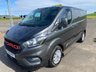 USED 2019 68 FORD TRANSIT CUSTOM 2.0 280 EcoBlue LIMITED NO VAT VAN Euro 6 (130 ps) 12 MONTHS PART AND LABOUR RAC WARRANTY+RAC BREAKDOWN COVER
