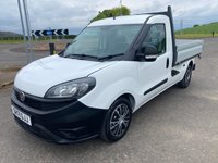 USED 2021 71 FIAT DOBLO CARGO 1.6 MultiJetII LWB WORK UP DROPSIDE NO VAT L2 Euro 6 (s/s) (105 bhp) 12 MONTHS PART AND LABOUR RAC WARRANTY+RAC BREAKDOWN COVER