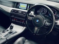 USED 2015 65 BMW 5 SERIES 2.0 525d M Sport Touring 5dr Diesel Auto Euro 6 (s/s) (218 ps) Mediterranean Blue | Black Leather Interior | Pro Nav | Reverse Camera | ULEZ OK