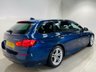 USED 2015 65 BMW 5 SERIES 2.0 525d M Sport Touring 5dr Diesel Auto Euro 6 (s/s) (218 ps) Mediterranean Blue | Black Leather Interior | Pro Nav | Reverse Camera | ULEZ OK