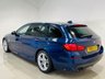 USED 2015 65 BMW 5 SERIES 2.0 525d M Sport Touring 5dr Diesel Auto Euro 6 (s/s) (218 ps) Mediterranean Blue | Black Leather Interior | Pro Nav | Reverse Camera | ULEZ OK