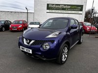 USED 2017 17 NISSAN JUKE 1.6 Tekna SUV 5dr Petrol XTRON Euro 6 (117 ps) AUTOMATIC-LOW MILEAGE-SERVICE HISTORY-NAV-BLUETOOTH