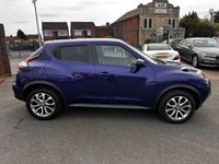USED 2017 17 NISSAN JUKE 1.6 Tekna SUV 5dr Petrol XTRON Euro 6 (117 ps) AUTOMATIC-LOW MILEAGE-SERVICE HISTORY-NAV-BLUETOOTH