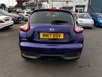 USED 2017 17 NISSAN JUKE 1.6 Tekna SUV 5dr Petrol XTRON Euro 6 (117 ps) AUTOMATIC-LOW MILEAGE-SERVICE HISTORY-NAV-BLUETOOTH