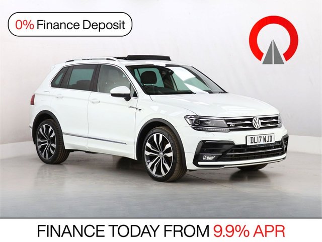 View our Volkswagen Tiguan 2.0 TDI BlueMotion Tech R-Line SUV 5dr Diesel DSG 4Motion Euro 6 (s/s) (190 ps)