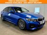 USED 2019 19 BMW 3 SERIES 2.0 330i M Sport Saloon 4dr Petrol Auto Euro 6 (s/s) (258 ps) Gorgeous Portimao Blue
