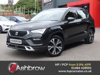 USED 2021 21 SEAT ATECA 1.0 TSI SE Technology 5d 110 S/S 1 OWNER, FULL SERVICE HISTORY, SAT NAV, APPLE CARPLAY/ ANDROID AUTO, FRONT REAR & SIDE PARKING SENSORS WITH DISPLAY, PARK ASSIST WITH AUTOMATIC STEERING, CRUISE CONTROL & SPEED LIMITER, KEYLESS ENTRY & START, 18 INCH ALLOY WHEELS, LED LIGHTS, FRONT ASSIST AMBIENT TRAFFIC MONITORING, DAB RADIO, BLUETOOTH PHONE & MUSIC, VOICE CONTROL SYSTEM, 4x USB C PORTS, MANUAL 6 SPEED, ELECTRIC FOLDING MIRRORS, LEATHER MULTIFUNCTION STEERING WHEEL, CLIMATE CONTROL, AUTO HOLD, DRIVE SELECT, FRONT ARM REST