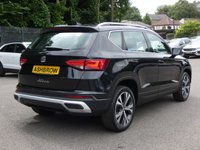 USED 2021 21 SEAT ATECA 1.0 TSI SE Technology 5d 110 S/S 1 OWNER, FULL SERVICE HISTORY, SAT NAV, APPLE CARPLAY/ ANDROID AUTO, FRONT REAR & SIDE PARKING SENSORS WITH DISPLAY, PARK ASSIST WITH AUTOMATIC STEERING, CRUISE CONTROL & SPEED LIMITER, KEYLESS ENTRY & START, 18 INCH ALLOY WHEELS, LED LIGHTS, FRONT ASSIST AMBIENT TRAFFIC MONITORING, DAB RADIO, BLUETOOTH PHONE & MUSIC, VOICE CONTROL SYSTEM, 4x USB C PORTS, MANUAL 6 SPEED, ELECTRIC FOLDING MIRRORS, LEATHER MULTIFUNCTION STEERING WHEEL, CLIMATE CONTROL, AUTO HOLD, DRIVE SELECT, FRONT ARM REST