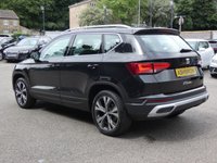 USED 2021 21 SEAT ATECA 1.0 TSI SE Technology 5d 110 S/S 1 OWNER, FULL SERVICE HISTORY, SAT NAV, APPLE CARPLAY/ ANDROID AUTO, FRONT REAR & SIDE PARKING SENSORS WITH DISPLAY, PARK ASSIST WITH AUTOMATIC STEERING, CRUISE CONTROL & SPEED LIMITER, KEYLESS ENTRY & START, 18 INCH ALLOY WHEELS, LED LIGHTS, FRONT ASSIST AMBIENT TRAFFIC MONITORING, DAB RADIO, BLUETOOTH PHONE & MUSIC, VOICE CONTROL SYSTEM, 4x USB C PORTS, MANUAL 6 SPEED, ELECTRIC FOLDING MIRRORS, LEATHER MULTIFUNCTION STEERING WHEEL, CLIMATE CONTROL, AUTO HOLD, DRIVE SELECT, FRONT ARM REST