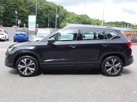USED 2021 21 SEAT ATECA 1.0 TSI SE Technology 5d 110 S/S 1 OWNER, FULL SERVICE HISTORY, SAT NAV, APPLE CARPLAY/ ANDROID AUTO, FRONT REAR & SIDE PARKING SENSORS WITH DISPLAY, PARK ASSIST WITH AUTOMATIC STEERING, CRUISE CONTROL & SPEED LIMITER, KEYLESS ENTRY & START, 18 INCH ALLOY WHEELS, LED LIGHTS, FRONT ASSIST AMBIENT TRAFFIC MONITORING, DAB RADIO, BLUETOOTH PHONE & MUSIC, VOICE CONTROL SYSTEM, 4x USB C PORTS, MANUAL 6 SPEED, ELECTRIC FOLDING MIRRORS, LEATHER MULTIFUNCTION STEERING WHEEL, CLIMATE CONTROL, AUTO HOLD, DRIVE SELECT, FRONT ARM REST