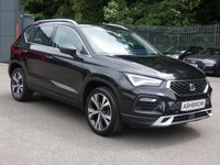 USED 2021 21 SEAT ATECA 1.0 TSI SE Technology 5d 110 S/S 1 OWNER, FULL SERVICE HISTORY, SAT NAV, APPLE CARPLAY/ ANDROID AUTO, FRONT REAR & SIDE PARKING SENSORS WITH DISPLAY, PARK ASSIST WITH AUTOMATIC STEERING, CRUISE CONTROL & SPEED LIMITER, KEYLESS ENTRY & START, 18 INCH ALLOY WHEELS, LED LIGHTS, FRONT ASSIST AMBIENT TRAFFIC MONITORING, DAB RADIO, BLUETOOTH PHONE & MUSIC, VOICE CONTROL SYSTEM, 4x USB C PORTS, MANUAL 6 SPEED, ELECTRIC FOLDING MIRRORS, LEATHER MULTIFUNCTION STEERING WHEEL, CLIMATE CONTROL, AUTO HOLD, DRIVE SELECT, FRONT ARM REST