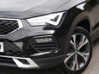 USED 2021 21 SEAT ATECA 1.0 TSI SE Technology 5d 110 S/S 1 OWNER, FULL SERVICE HISTORY, SAT NAV, APPLE CARPLAY/ ANDROID AUTO, FRONT REAR & SIDE PARKING SENSORS WITH DISPLAY, PARK ASSIST WITH AUTOMATIC STEERING, CRUISE CONTROL & SPEED LIMITER, KEYLESS ENTRY & START, 18 INCH ALLOY WHEELS, LED LIGHTS, FRONT ASSIST AMBIENT TRAFFIC MONITORING, DAB RADIO, BLUETOOTH PHONE & MUSIC, VOICE CONTROL SYSTEM, 4x USB C PORTS, MANUAL 6 SPEED, ELECTRIC FOLDING MIRRORS, LEATHER MULTIFUNCTION STEERING WHEEL, CLIMATE CONTROL, AUTO HOLD, DRIVE SELECT, FRONT ARM REST